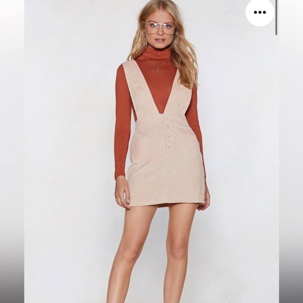 Nasty Gal Dress Size 4 Over the Top Pinafore Mini Dress